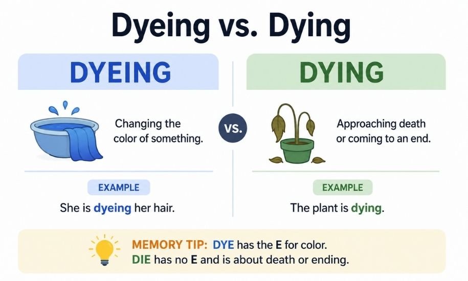 Dyeing or Dying