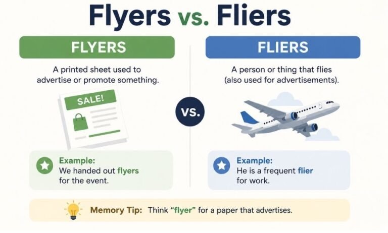 Flyers or Fliers