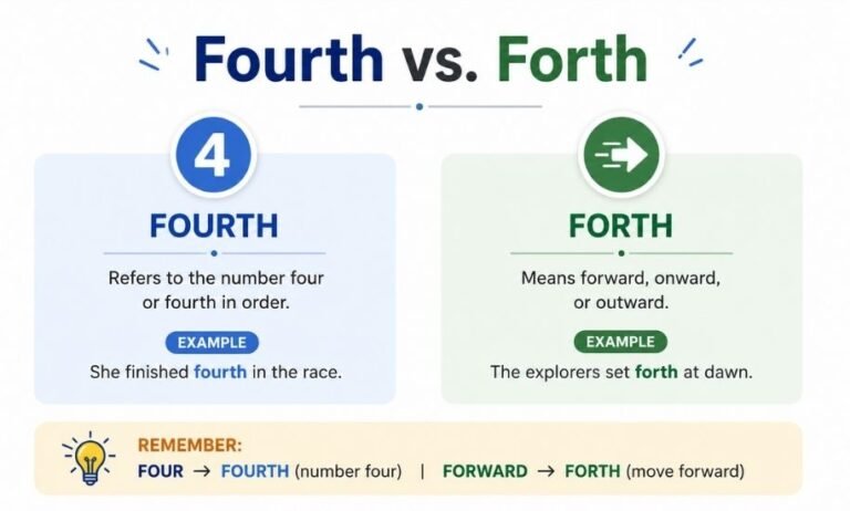 Fourth or Forth