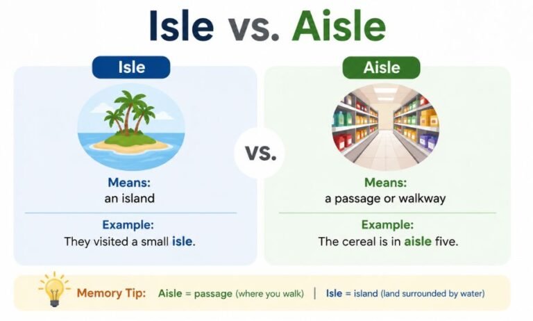 Isle or Aisle