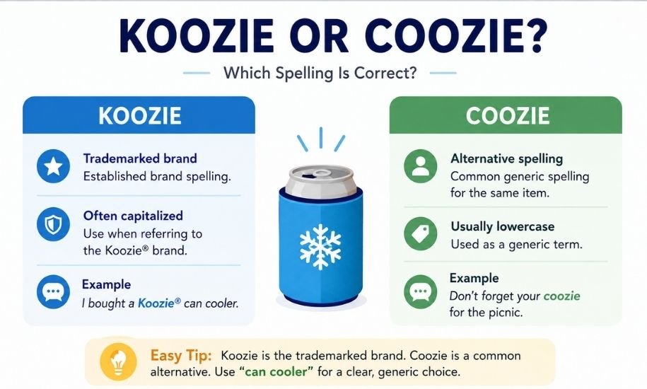 Koozie or Coozie