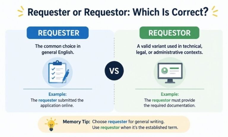 Requester or Requestor