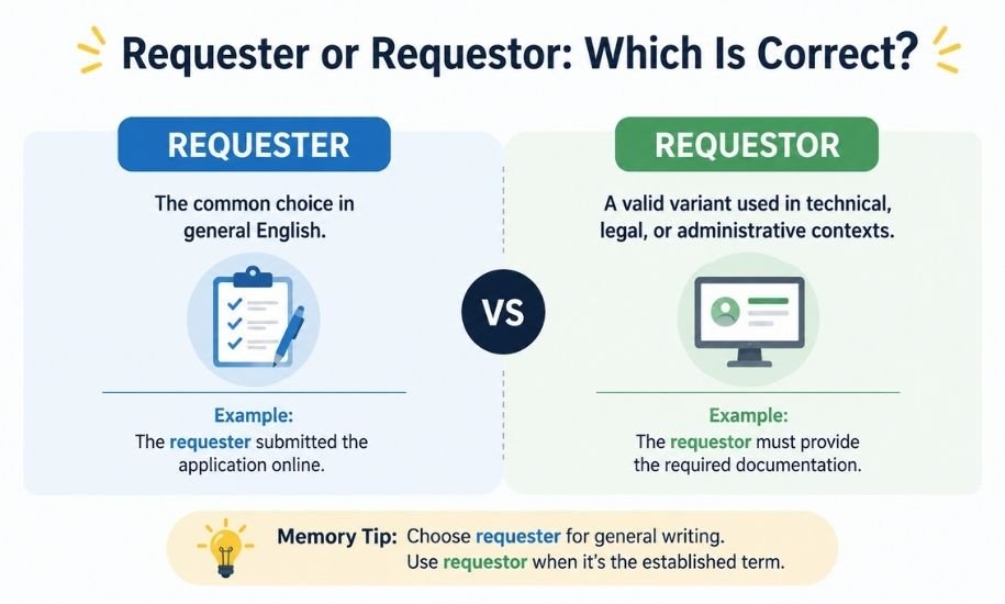 Requester or Requestor
