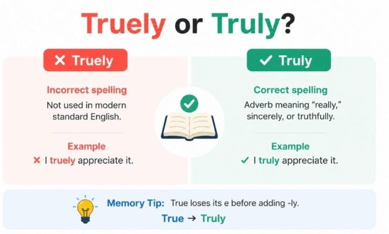 Truely or Truly
