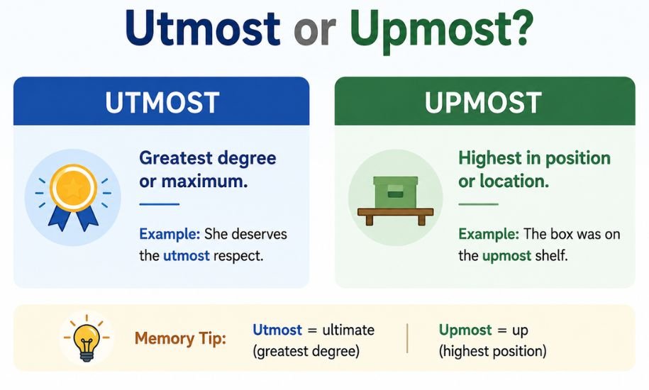 Utmost or Upmost