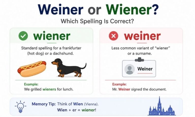 Weiner or Wiener