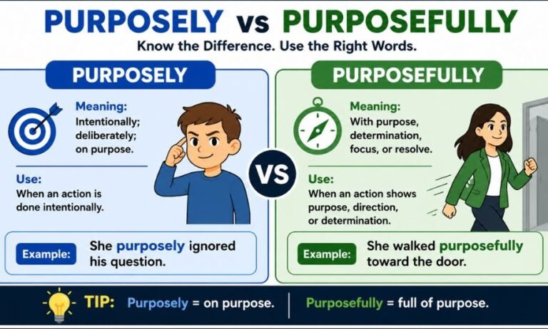 purposely or purposefully