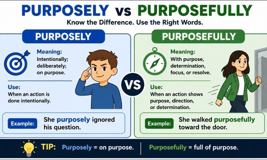 purposely or purposefully