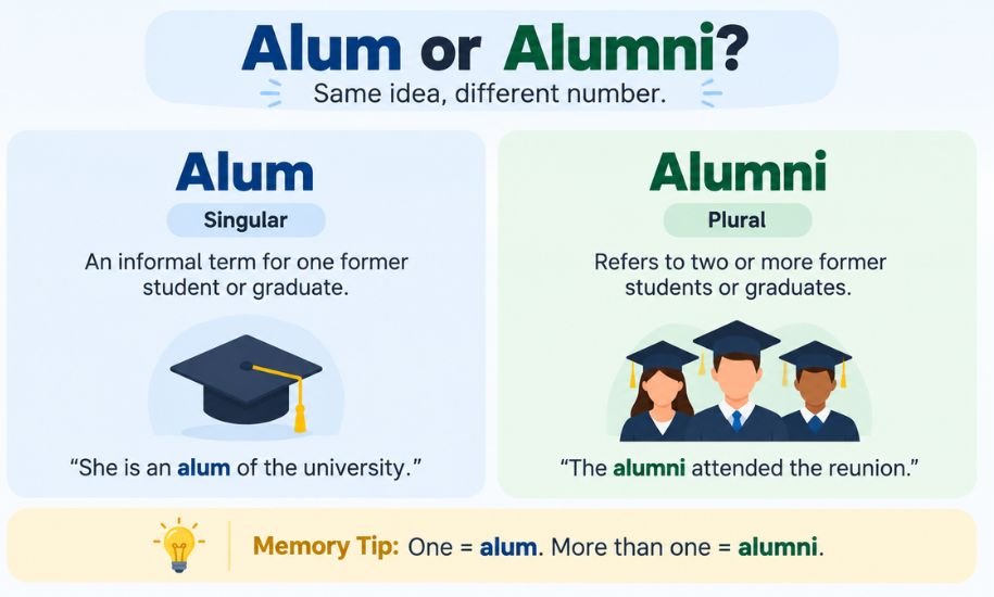 Alum or Alumni