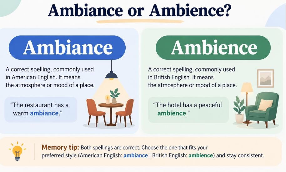 Ambiance or Ambience