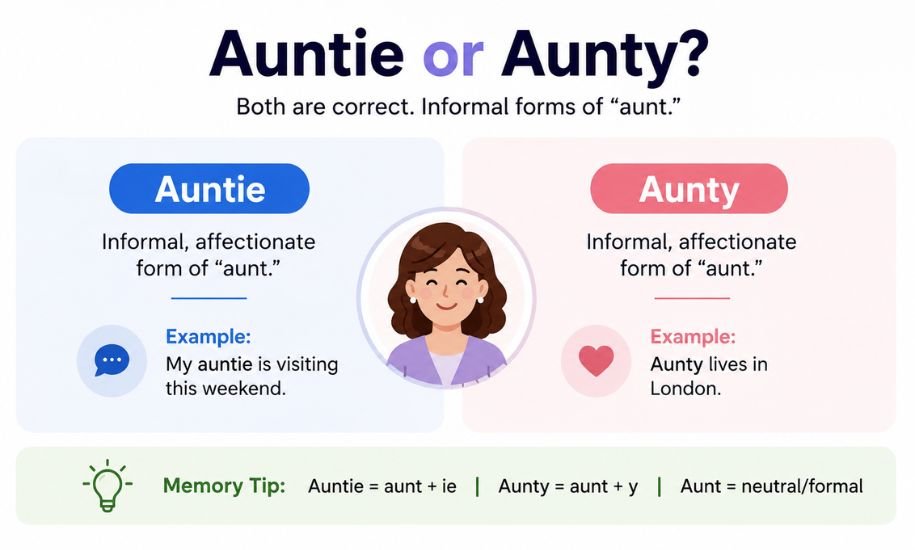 Auntie or Aunty