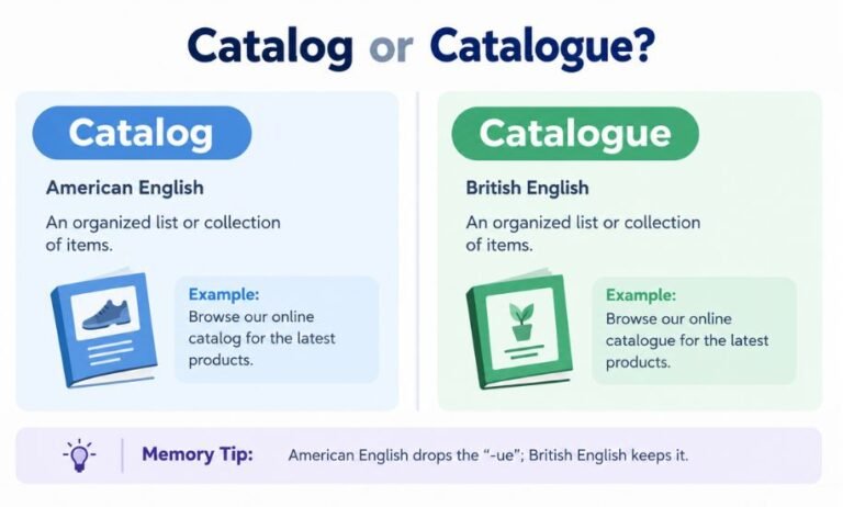 Catalog or Catalogue