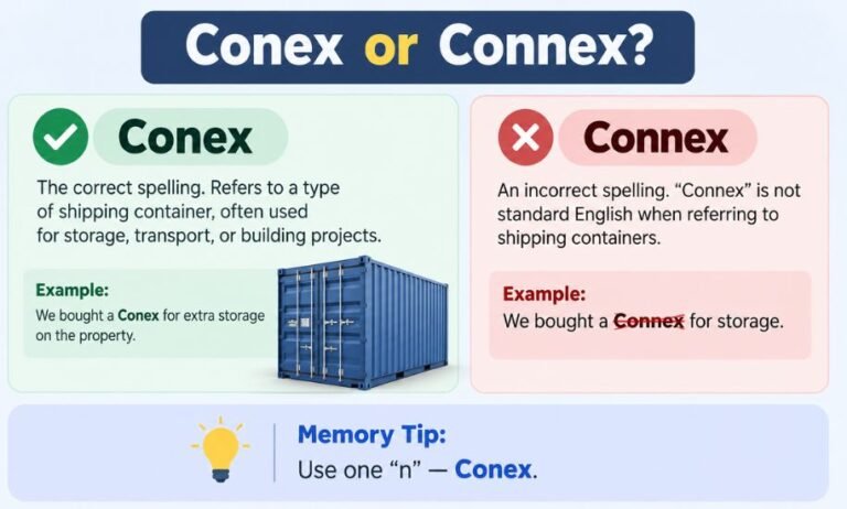 Conex or Connex