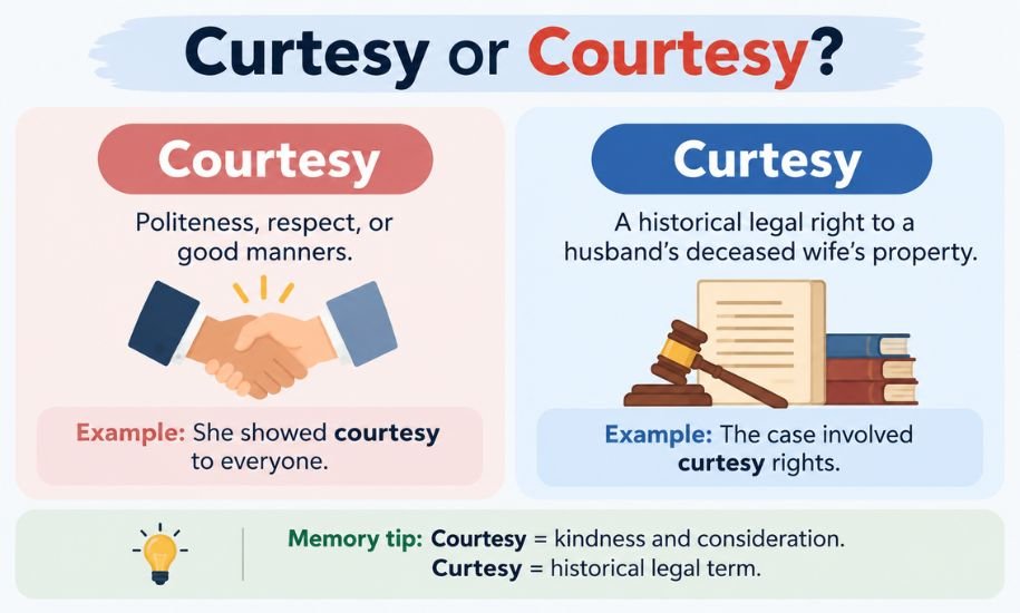 Curtesy or Courtesy