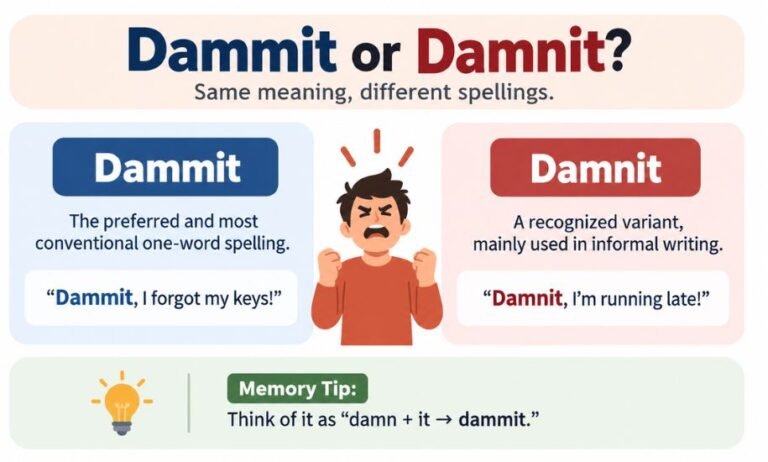 Dammit or Damnit
