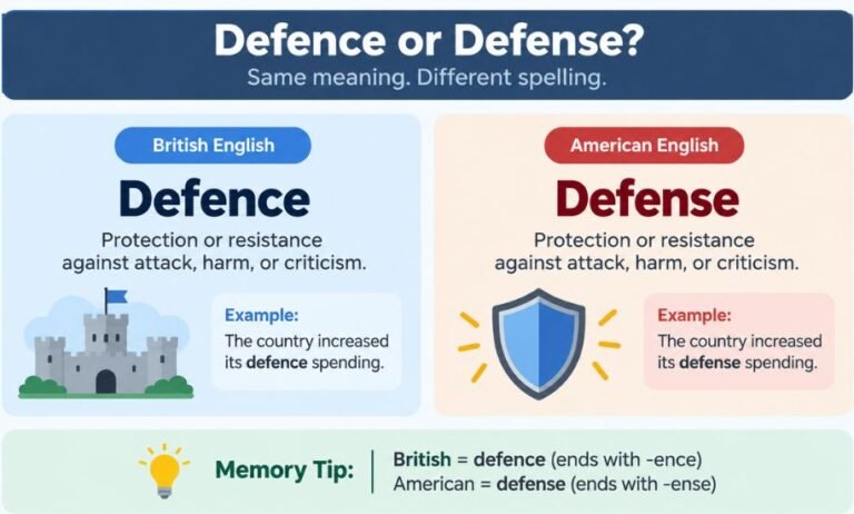 Defence or Defense