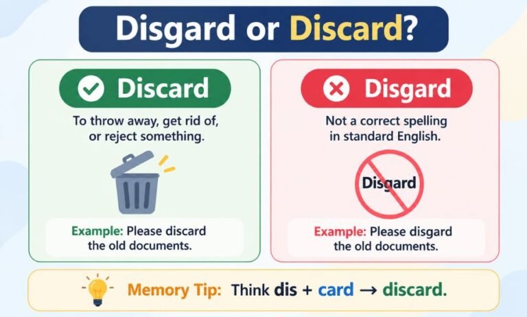 Disgard or Discard