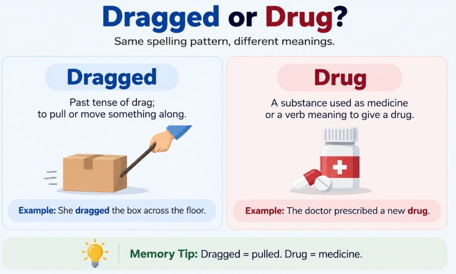 Dragged or Drug