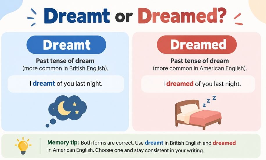 Dreamt or Dreamed