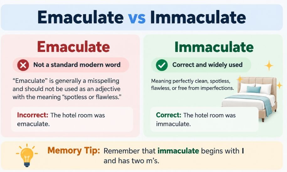 Emaculate vs Immaculate