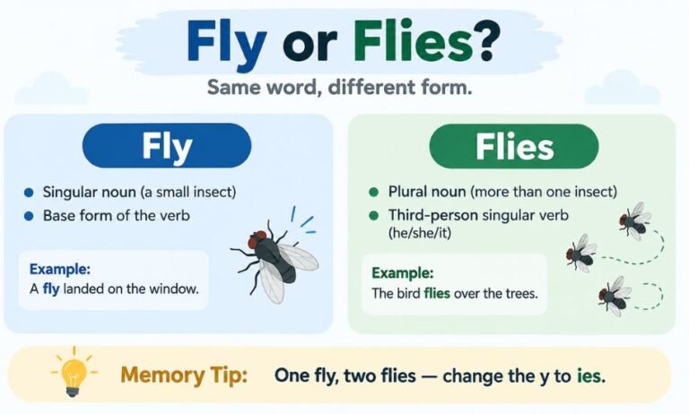 Flies or Fly