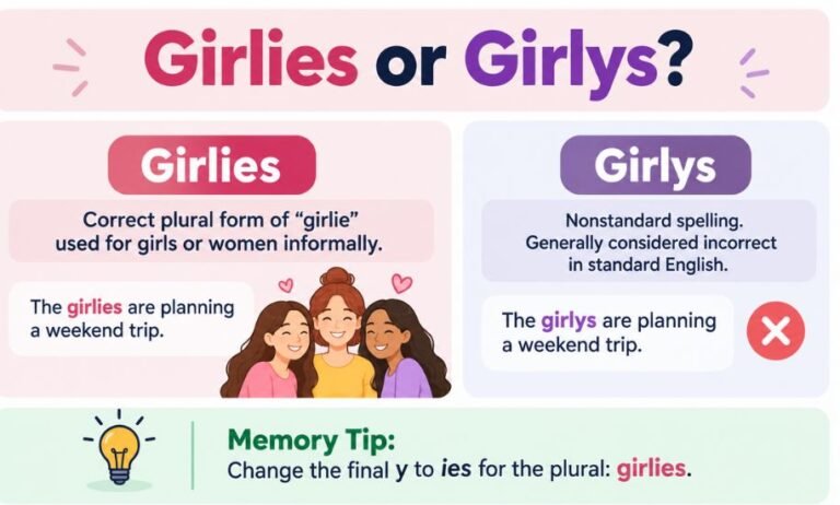 Girlies or Girlys