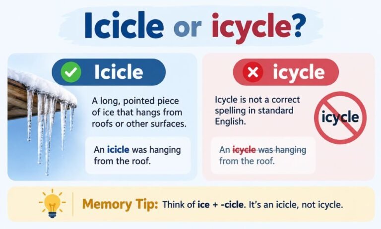 Icicle or Icycle
