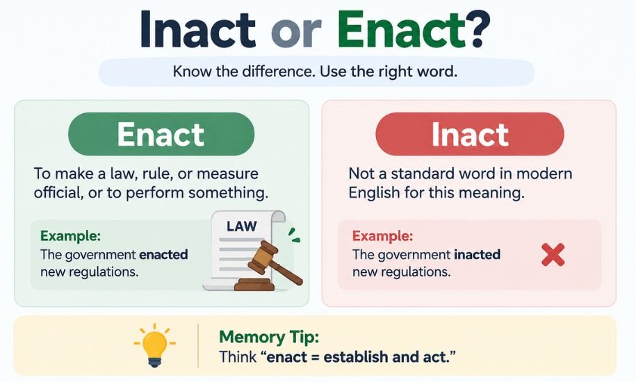 Inact or Enact
