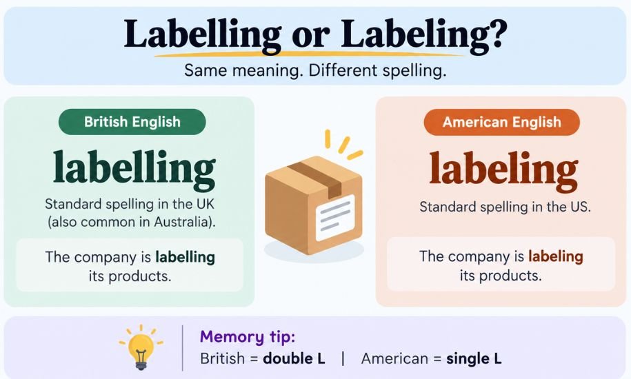 Labelling or Labeling