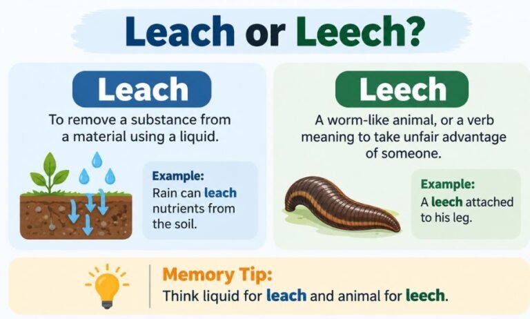 Leach or Leech