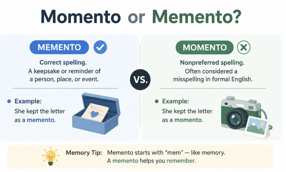 Memento or Momento