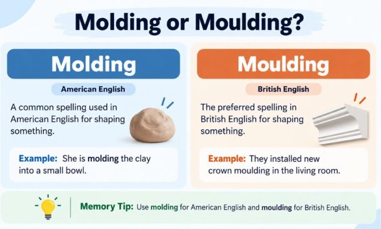 Molding or Moulding