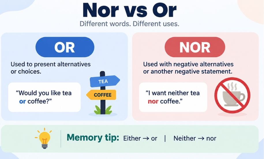 Nor vs Or