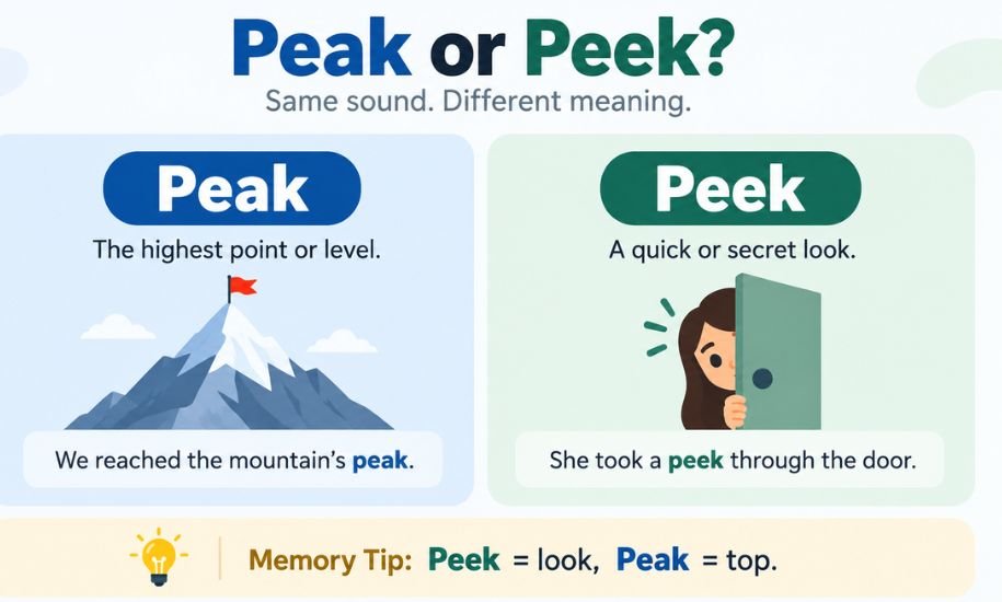 Peak or Peek