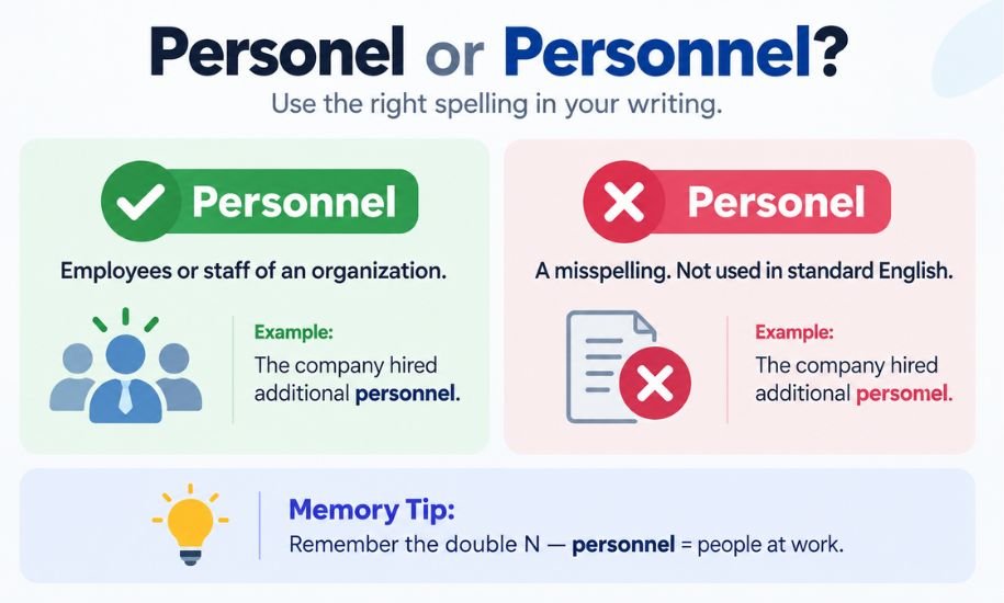 Personel or Personnel