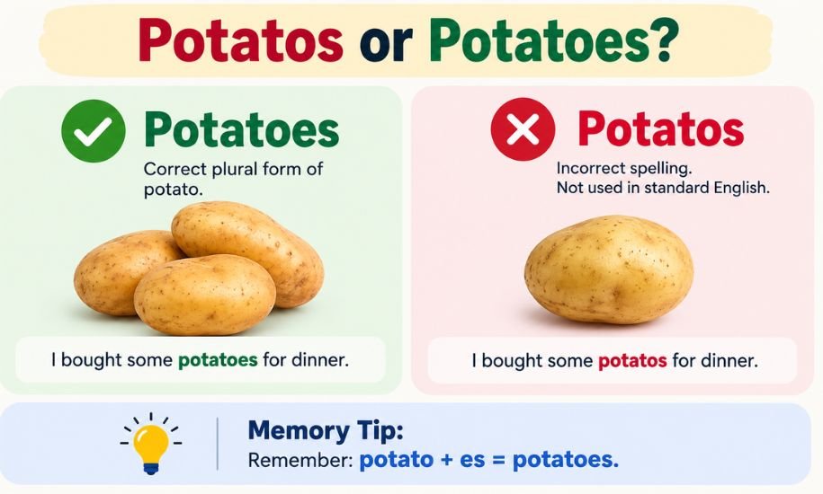 Potatos or Potatoes