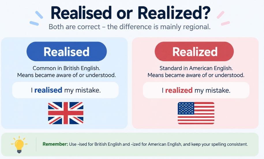 Realised or Realized