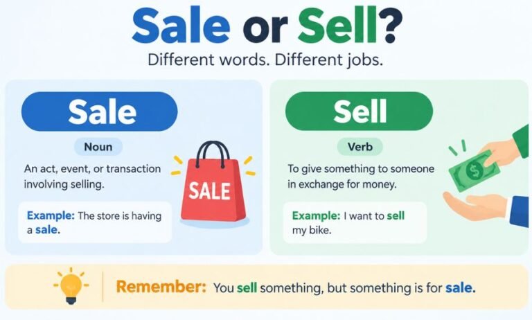 Sale or Sell