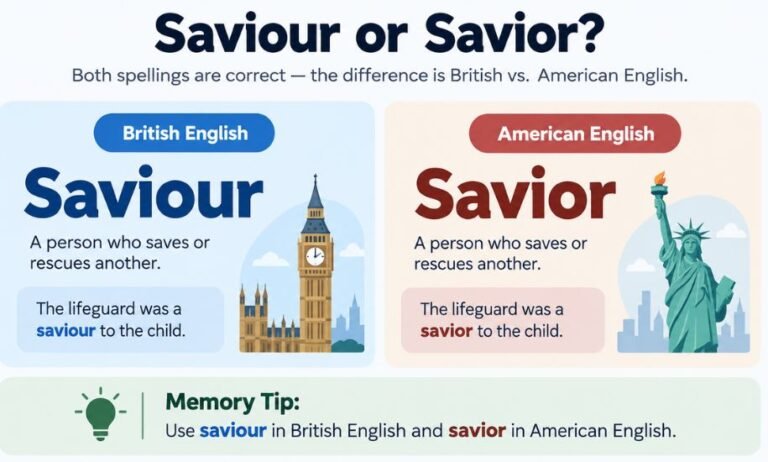 Saviour or Savior