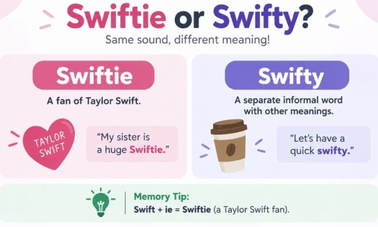 Swiftie or Swifty
