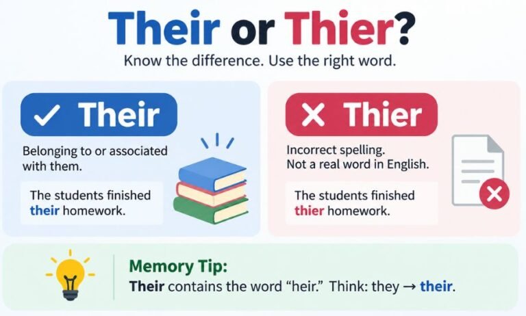 Their or Thier