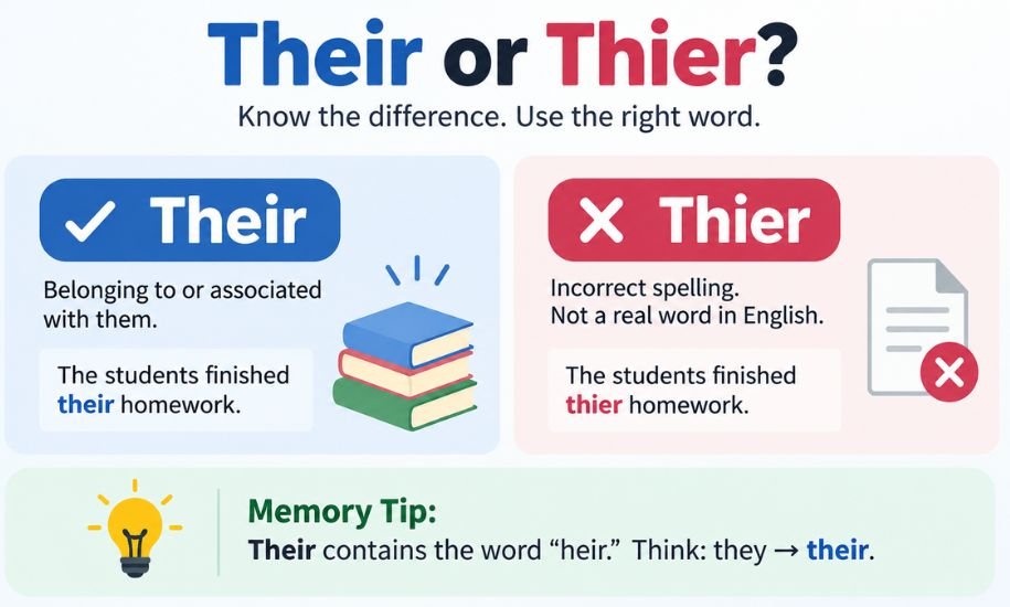 Their or Thier