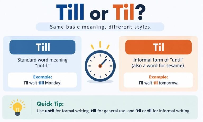 Till or Til