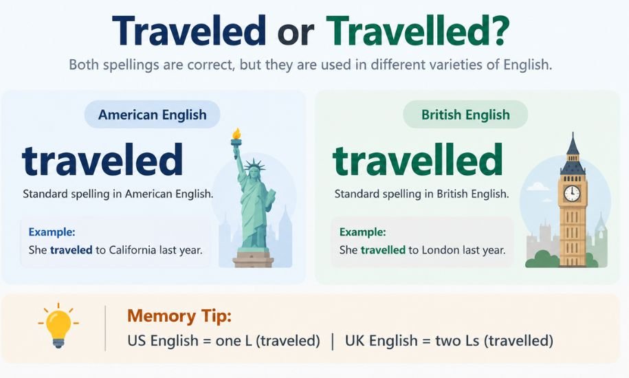 Traveled or Travelled