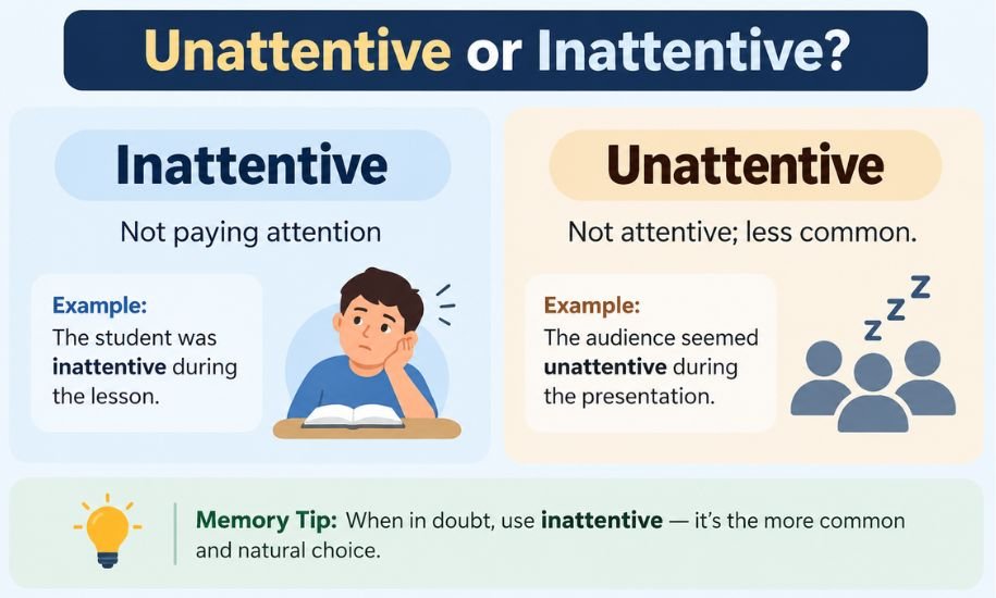 Unattentive or Inattentive