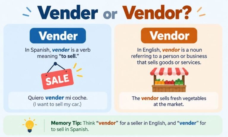 Vender or Vendor