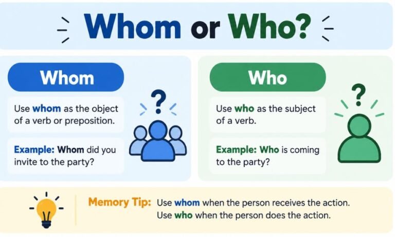 Whom or Who
