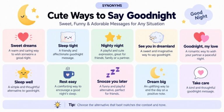 Cute Ways to Say Goodnight