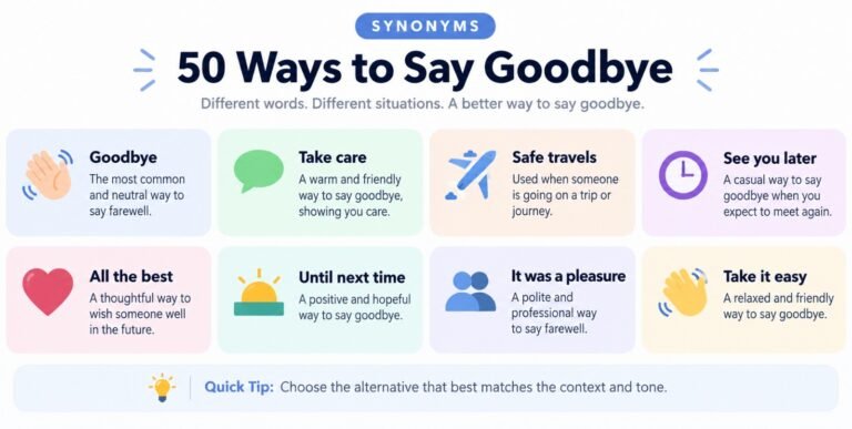 50 Ways to Say Goodbye