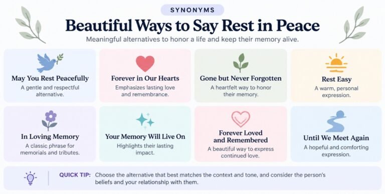 Beautiful Ways to Say Rest in Peace
